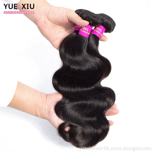 Brazilian Hair Body Wave Bundles With Closure100% Virgin Human Hair Extensions